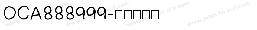 OCA888999字体转换