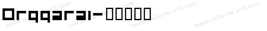 Orggarai字体转换