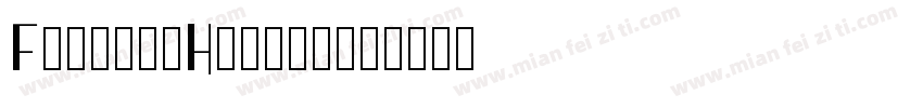 FiftiesHollow字体转换