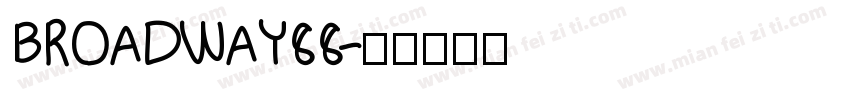 BROADWAY88字体转换