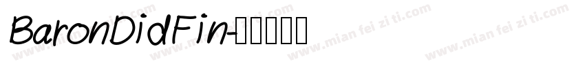 BaronDidFin字体转换