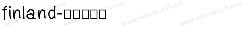 finland字体转换