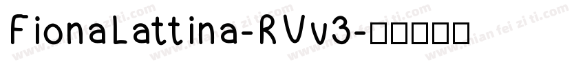 FionaLattina-RVv3字体转换