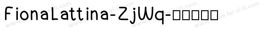 FionaLattina-ZjWq字体转换