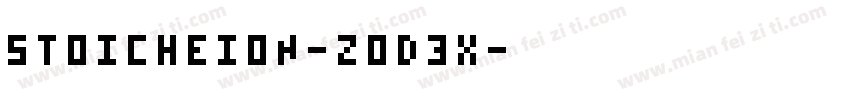 Stoicheion-2Od3X字体转换