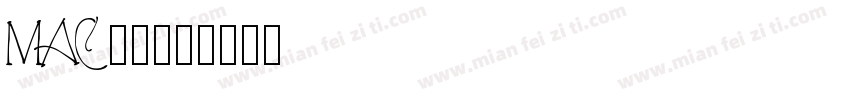 mac黑体字体转换