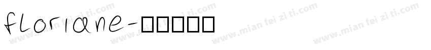 floriane字体转换