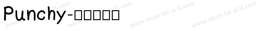 Punchy字体转换