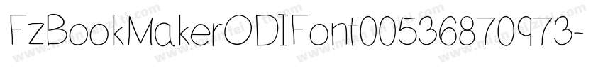 FzBookMakerODIFont00536870973字体转换