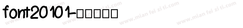 font20101字体转换