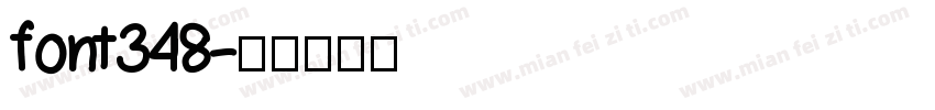 font348字体转换