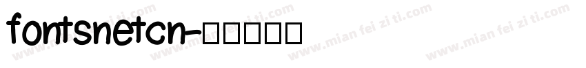 fontsnetcn字体转换