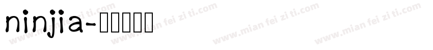 ninjia字体转换