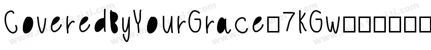 CoveredByYourGrace-7KGw字体转换