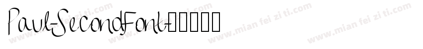 Paul-SecondFont字体转换