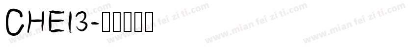 CHEI3字体转换