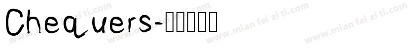 Chequers字体转换