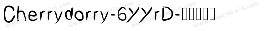 Cherrydorry-6YYrD字体转换