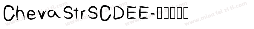 ChevaStrSCDEE字体转换