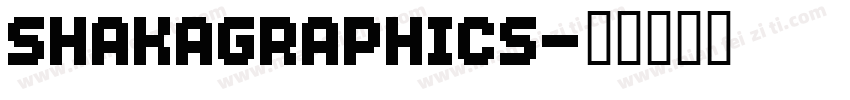 SHAKAGRAPHICS字体转换
