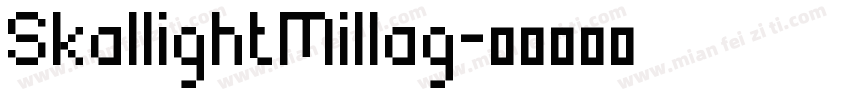 SkallightMillag字体转换