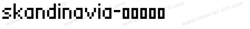 skandinavia字体转换