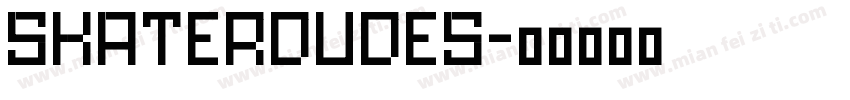 SKATERDUDES字体转换