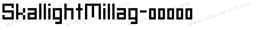 SkallightMillag字体转换