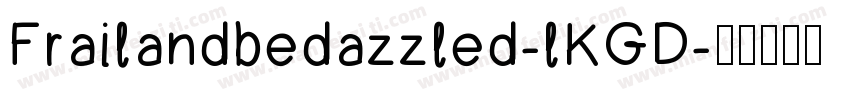 Frailandbedazzled-lKGD字体转换