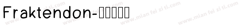 Fraktendon字体转换