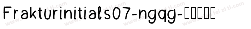 Frakturinitials07-ngqg字体转换