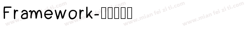 Framework字体转换