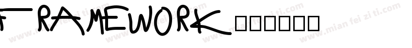 Framework字体转换