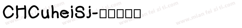 CHCuheiSj字体转换