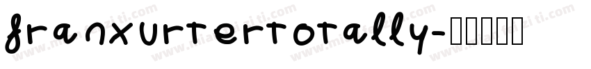 franxurtertotally字体转换