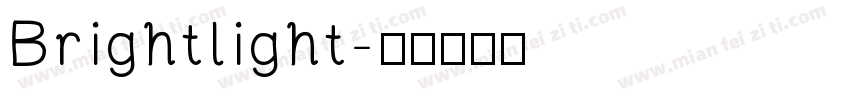 Brightlight字体转换