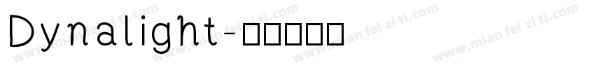 Dynalight字体转换