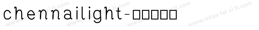 chennailight字体转换