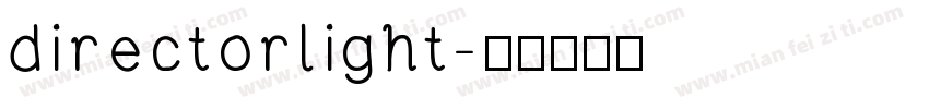 directorlight字体转换