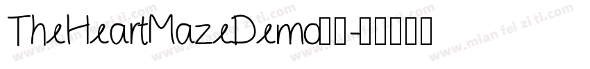 TheHeartMazeDemo字体字体转换