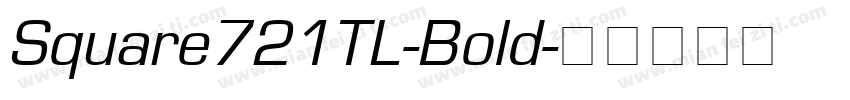 Square721TL-Bold字体转换