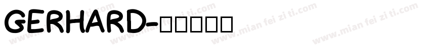 GERHARD字体转换
