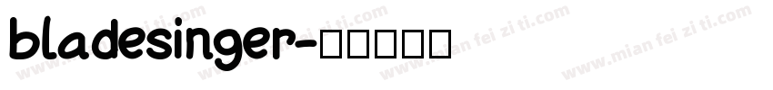 bladesinger字体转换