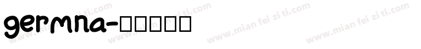 germna字体转换
