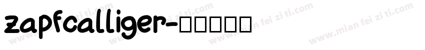 zapfcalliger字体转换