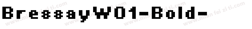 BressayW01-Bold字体转换