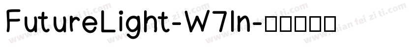 FutureLight-W7ln字体转换