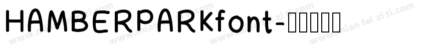 HAMBERPARKfont字体转换