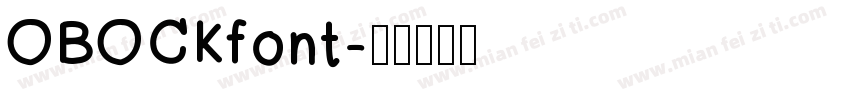OBOCKfont字体转换