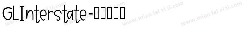 GLInterstate字体转换
